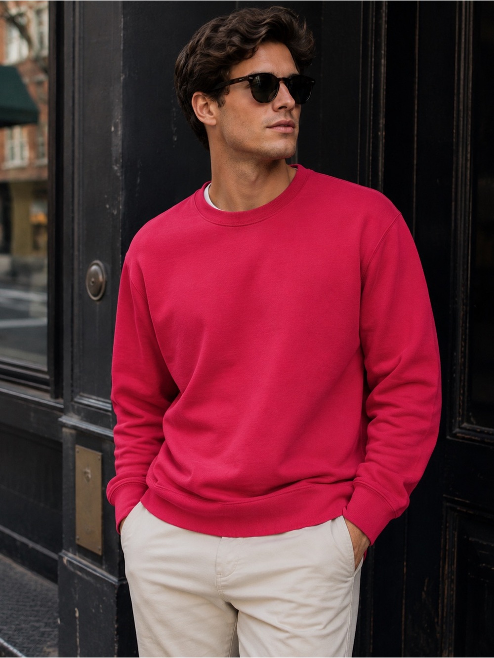 Hanes crew sweater